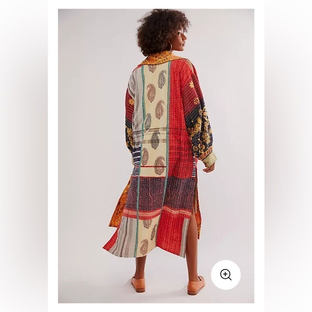 FREE PEOPLE Island Bright Duster size S - Picture 2 of 8